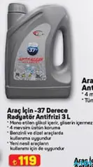 ARAÇ İÇİN -37 DERECE RADYATÖR ANTİFRİZİ 3 L ARAÇ İÇİN -37 DERECE RADYATÖR ANTİFRİZİ 3 L